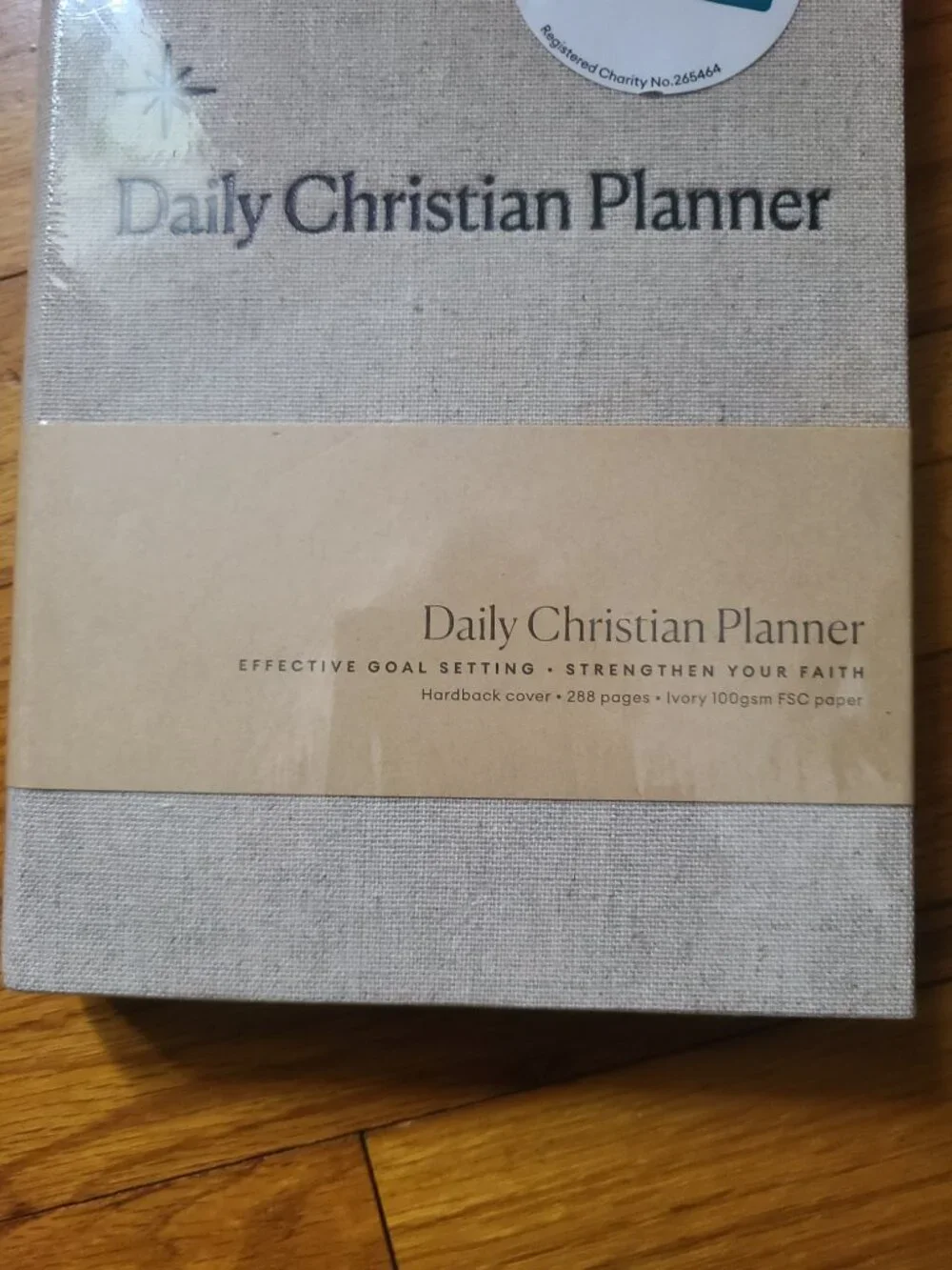 NEW Daily Christian Planner 6 Month Undated Faith Journal Goal Setter Prayer HC